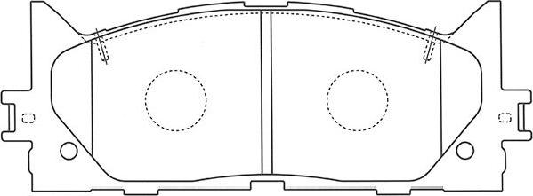 Kavo Parts BP-9105 - Kit de plaquettes de frein, frein à disque cwaw.fr