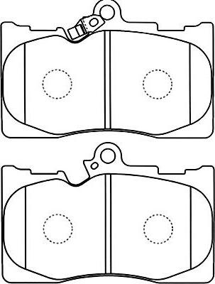 Kavo Parts BP-9102 - Kit de plaquettes de frein, frein à disque cwaw.fr