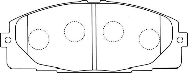 Kavo Parts BP-9107 - Kit de plaquettes de frein, frein à disque cwaw.fr