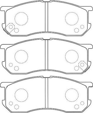 Kavo Parts BP-9119 - Kit de plaquettes de frein, frein à disque cwaw.fr