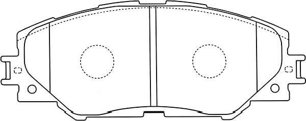 Kavo Parts BP-9115 - Kit de plaquettes de frein, frein à disque cwaw.fr