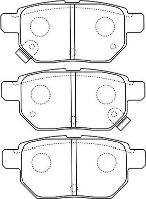 Kavo Parts BP-9110 - Kit de plaquettes de frein, frein à disque cwaw.fr