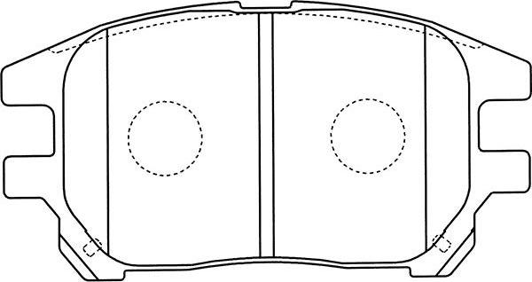 Kavo Parts BP-9111 - Kit de plaquettes de frein, frein à disque cwaw.fr