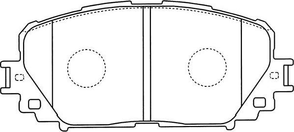 Kavo Parts BP-9118 - Kit de plaquettes de frein, frein à disque cwaw.fr