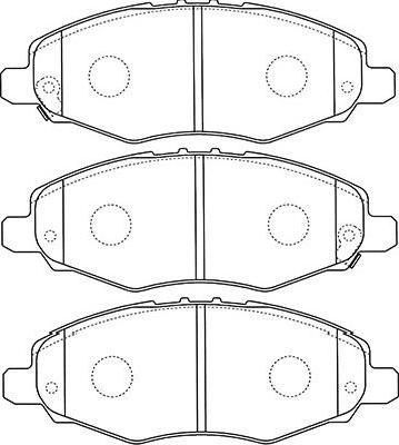 Kavo Parts BP-9113 - Kit de plaquettes de frein, frein à disque cwaw.fr