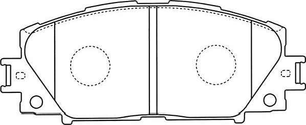 Kavo Parts BP-9112 - Kit de plaquettes de frein, frein à disque cwaw.fr