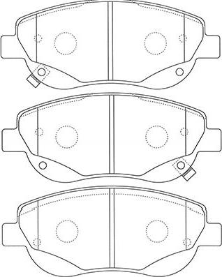 Kavo Parts BP-9133 - Kit de plaquettes de frein, frein à disque cwaw.fr