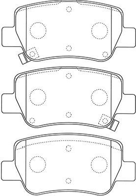 Kavo Parts BP-9132 - Kit de plaquettes de frein, frein à disque cwaw.fr