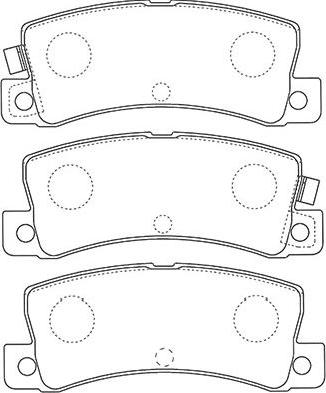 Kavo Parts BP-9124 - Kit de plaquettes de frein, frein à disque cwaw.fr