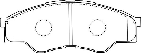 Kavo Parts BP-9126 - Kit de plaquettes de frein, frein à disque cwaw.fr