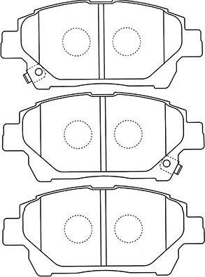 Kavo Parts BP-9120 - Kit de plaquettes de frein, frein à disque cwaw.fr