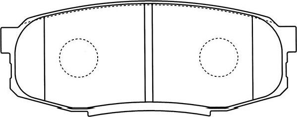 Kavo Parts BP-9122 - Kit de plaquettes de frein, frein à disque cwaw.fr