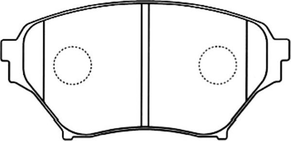 Kavo Parts BP-4562 - Kit de plaquettes de frein, frein à disque cwaw.fr