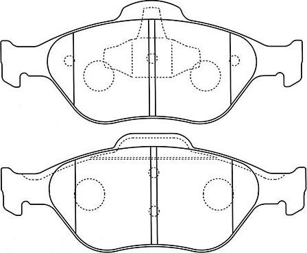 Kavo Parts BP-4567 - Kit de plaquettes de frein, frein à disque cwaw.fr