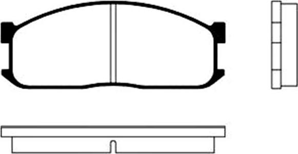 Kavo Parts BP-4506 - Kit de plaquettes de frein, frein à disque cwaw.fr