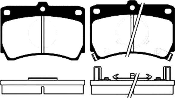 Kavo Parts BP-4507 - Kit de plaquettes de frein, frein à disque cwaw.fr