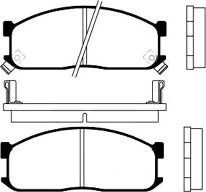 Kavo Parts BP-4514 - Kit de plaquettes de frein, frein à disque cwaw.fr