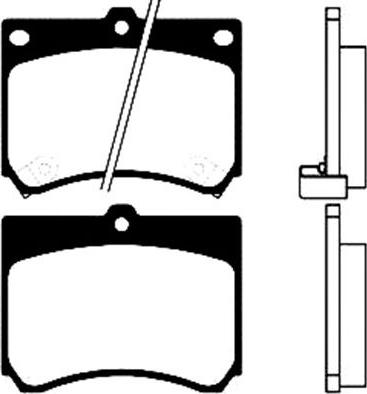 Lemförder 26203 - Kit de plaquettes de frein, frein à disque cwaw.fr