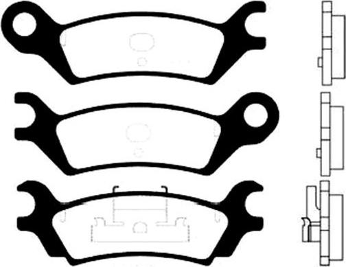 Kavo Parts BP-4539 - Kit de plaquettes de frein, frein à disque cwaw.fr