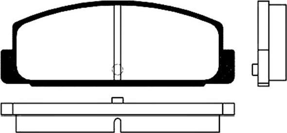 Kavo Parts BP-4534 - Kit de plaquettes de frein, frein à disque cwaw.fr