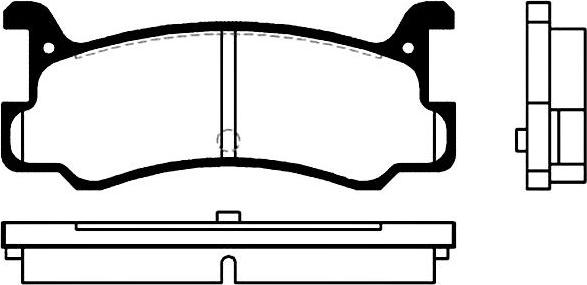 Jurid 572162D - Kit de plaquettes de frein, frein à disque cwaw.fr