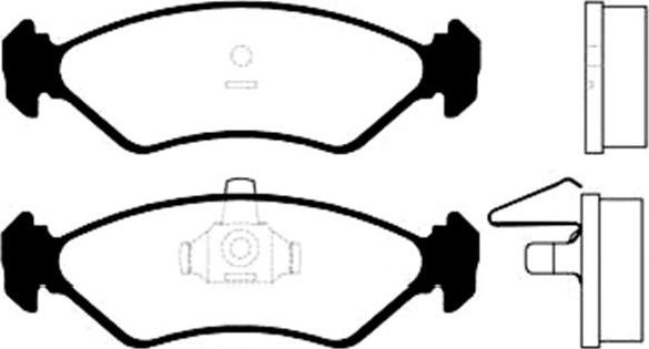 Kavo Parts BP-4528 - Kit de plaquettes de frein, frein à disque cwaw.fr