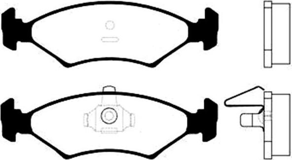 Kavo Parts BP-4527 - Kit de plaquettes de frein, frein à disque cwaw.fr