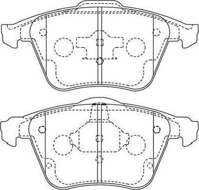 Kavo Parts BP-4579 - Kit de plaquettes de frein, frein à disque cwaw.fr