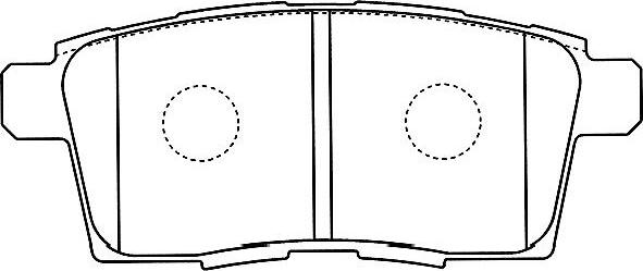 Kavo Parts BP-4574 - Kit de plaquettes de frein, frein à disque cwaw.fr