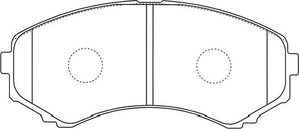 Kavo Parts BP-4575 - Kit de plaquettes de frein, frein à disque cwaw.fr