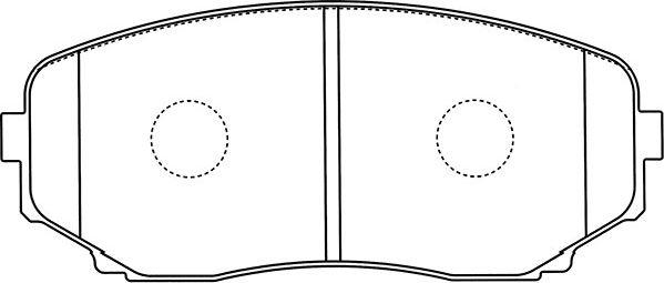 Kavo Parts BP-4573 - Kit de plaquettes de frein, frein à disque cwaw.fr