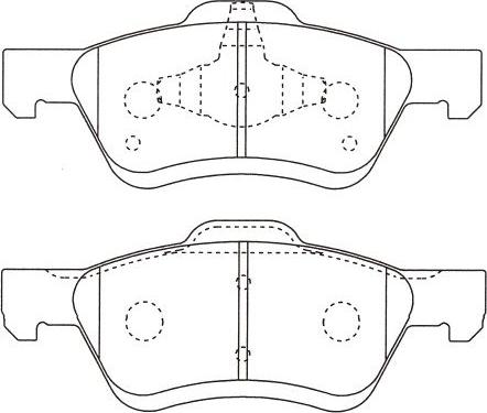 Kavo Parts BP-4577 - Kit de plaquettes de frein, frein à disque cwaw.fr