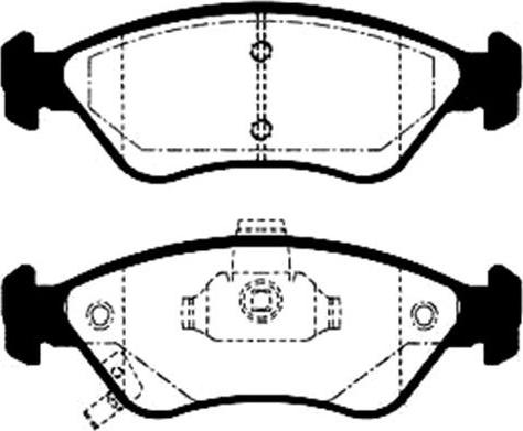 Kavo Parts BP-4002 - Kit de plaquettes de frein, frein à disque cwaw.fr