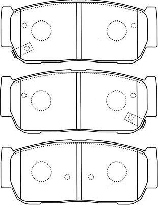 Kavo Parts BP-4019 - Kit de plaquettes de frein, frein à disque cwaw.fr