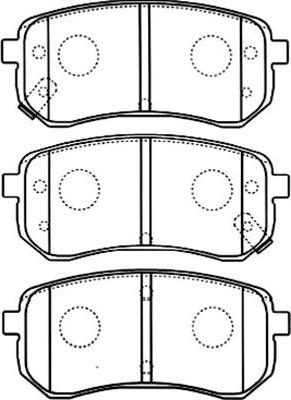 Kavo Parts BP-4014 - Kit de plaquettes de frein, frein à disque cwaw.fr