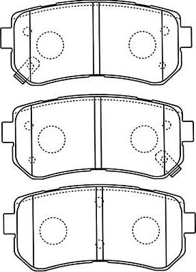 Kavo Parts BP-4018 - Kit de plaquettes de frein, frein à disque cwaw.fr