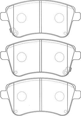 Kavo Parts BP-4025 - Kit de plaquettes de frein, frein à disque cwaw.fr