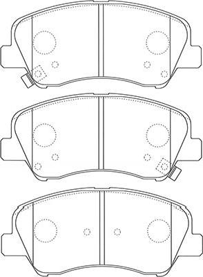 Kavo Parts BP-4026 - Kit de plaquettes de frein, frein à disque cwaw.fr