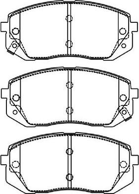 Kavo Parts BP-4021 - Kit de plaquettes de frein, frein à disque cwaw.fr