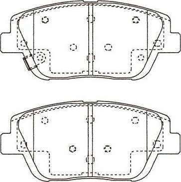 Kavo Parts BP-4028 - Kit de plaquettes de frein, frein à disque cwaw.fr