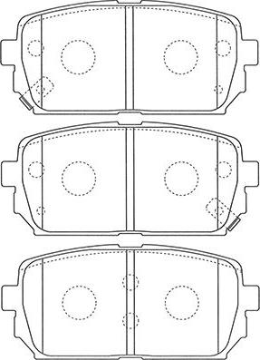 Kavo Parts BP-4023 - Kit de plaquettes de frein, frein à disque cwaw.fr