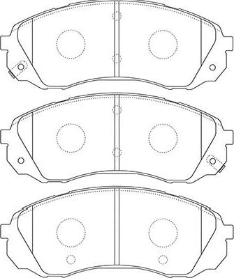 Kavo Parts BP-4022 - Kit de plaquettes de frein, frein à disque cwaw.fr