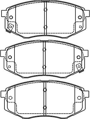 Kavo Parts BP-4027 - Kit de plaquettes de frein, frein à disque cwaw.fr