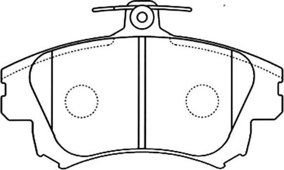 Kavo Parts BP-5542 - Kit de plaquettes de frein, frein à disque cwaw.fr