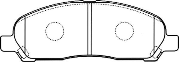 Kavo Parts BP-5550 - Kit de plaquettes de frein, frein à disque cwaw.fr