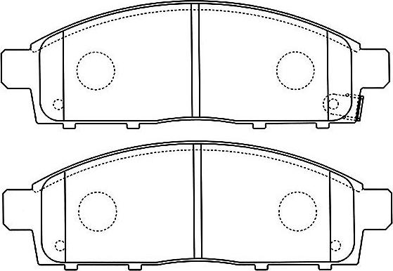 Kavo Parts BP-5552 - Kit de plaquettes de frein, frein à disque cwaw.fr