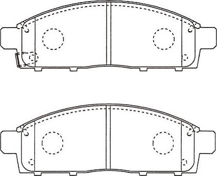 Kavo Parts BP-5560 - Kit de plaquettes de frein, frein à disque cwaw.fr