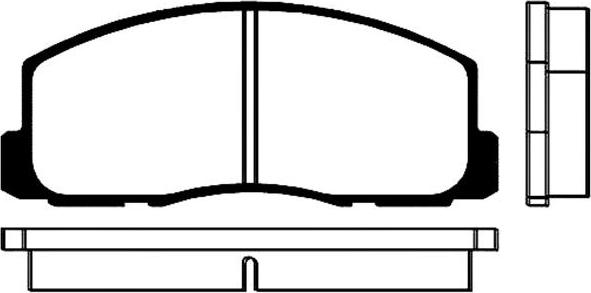 Kavo Parts BP-5504 - Kit de plaquettes de frein, frein à disque cwaw.fr