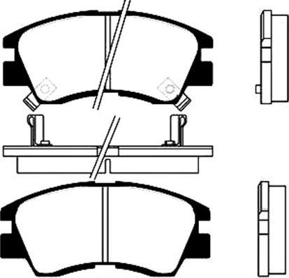 Kavo Parts BP-5506 - Kit de plaquettes de frein, frein à disque cwaw.fr