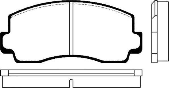 Kavo Parts BP-5500 - Kit de plaquettes de frein, frein à disque cwaw.fr